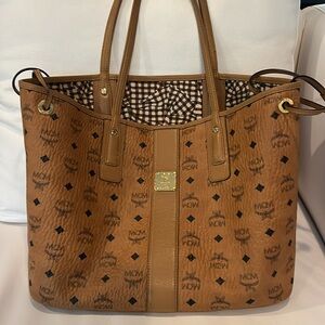 MCM Tan Tote Bag